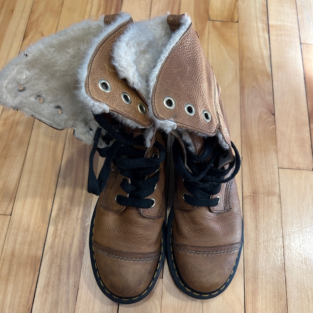 Dr. Martens Aimilita faux fur lined boots